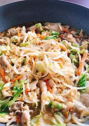 糸こんにゃくでそうめんチャンプルー風-レシピのメイン写真
