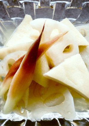油あげとレンコンの甘酢煮-レシピのメイン写真