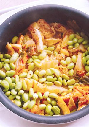 油あげたっぷりのキムチチャーハン風炊込飯-レシピのメイン写真