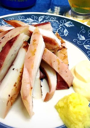 おつまみに♪焼きイカの生姜マヨネーズ添え-レシピのメイン写真