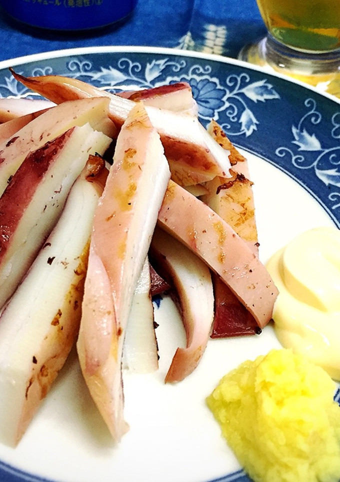 おつまみに♪焼きイカの生姜マヨネーズ添え-レシピのメイン写真