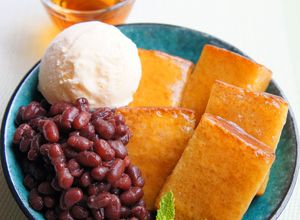 ❁和む味わい～麦茶カステラ羹冷やし善哉❁-レシピのメイン写真