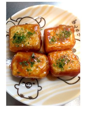 2歳 揚げ豆腐 ミートボール風-レシピのメイン写真