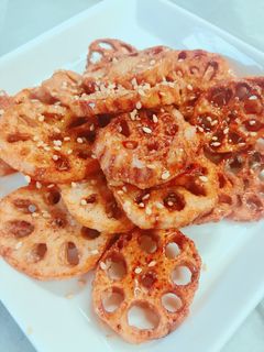やみつき!甘辛れんこん揚げ-レシピのメイン写真