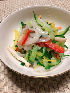 涼風こんにゃく麺サラダ-レシピのメイン写真