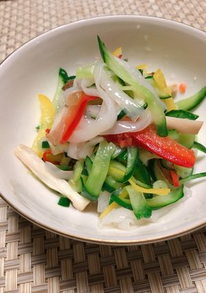 涼風こんにゃく麺サラダ-レシピのメイン写真