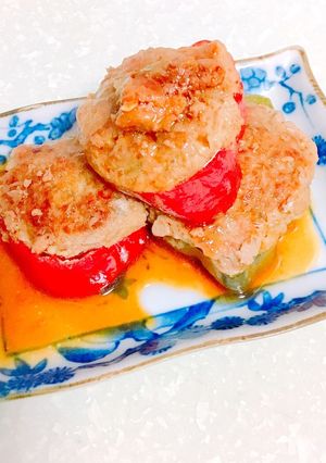うなぎのタレdeピーマン肉詰め-レシピのメイン写真