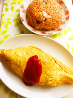 ☺炊飯器で簡単オムライス・チキンライス☺-レシピのメイン写真