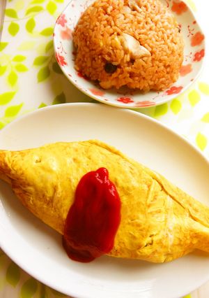☺炊飯器で簡単オムライス・チキンライス☺-レシピのメイン写真