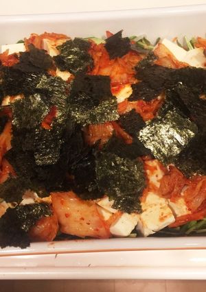 豆腐とキムチのサラダ-レシピのメイン写真