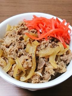 牛丼-レシピのメイン写真