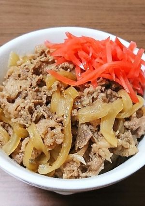 牛丼-レシピのメイン写真