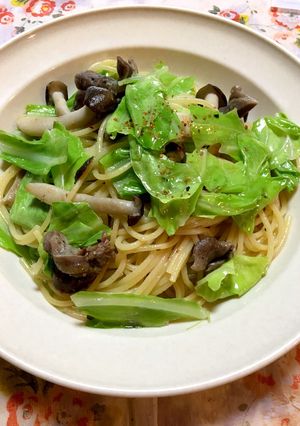 キャベツと砂肝のペペロンチーノ-レシピのメイン写真
