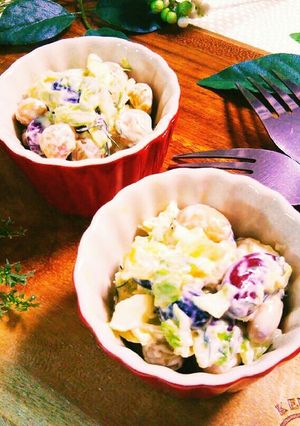 低糖質!お豆とキャベツのディル風味サラダ-レシピのメイン写真