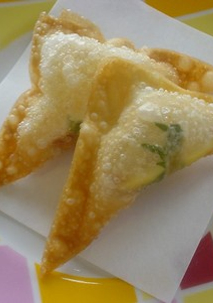はなびし草の焼豚とチーズの包み揚げ-レシピのメイン写真