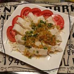 รูปของ サラダチキン油淋鶏風☆