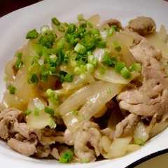 玉ねぎと豚肉のポンつゆ炒め-レシピのメイン写真