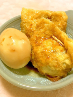 ♡ いわしと木綿豆腐の巾着煮 ♡-レシピのメイン写真