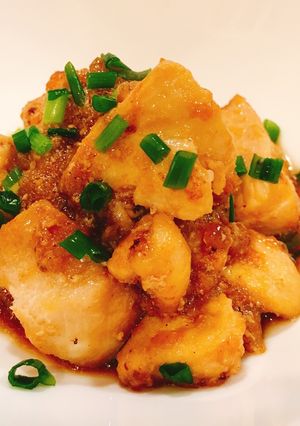 簡単！鶏むね肉と玉ねぎのやみつき甘辛炒め-レシピのメイン写真