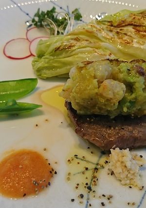 ステーキ肉の添え物-レシピのメイン写真
