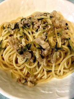 豚肉と豆苗の和風スパゲティ-レシピのメイン写真