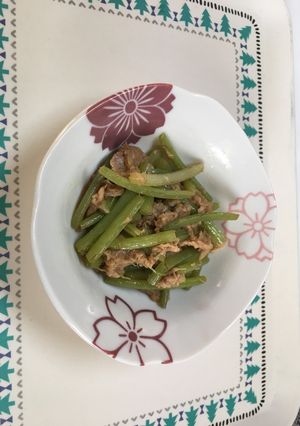山フキとツナ缶の炒め物-レシピのメイン写真
