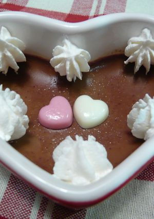 板チョコde濃厚 ♡ショコラプディング-レシピのメイン写真