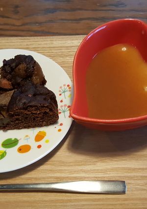 甘酒ブラウニー・甘酒豆乳プリン-レシピのメイン写真
