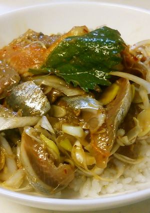 いわしキムチ丼♪-レシピのメイン写真
