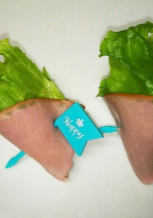 お弁当に！くるっとハムレタス-レシピのメイン写真