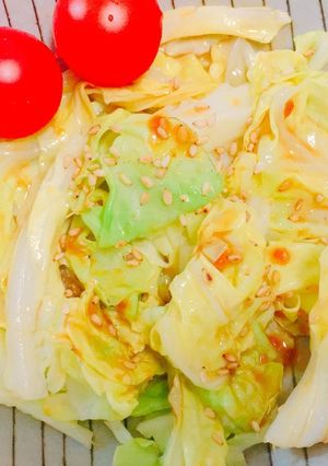 キャベツのニンニク味噌バター和え-レシピのメイン写真