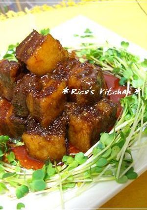 ♡とろ~り甘い♡ 豚のさっぱり角煮-レシピのメイン写真
