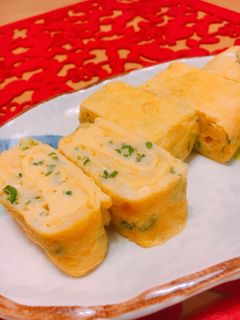 ネギと天かすで❤コクÜP卵焼き-レシピのメイン写真