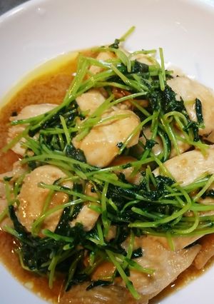 【簡単】豆苗のマヨ醤油炒め-レシピのメイン写真