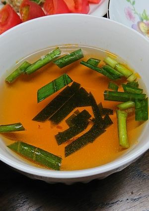 にらのちょい辛和風スープ-レシピのメイン写真
