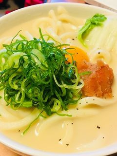 風邪の時に!! 明太クリームうどん-レシピのメイン写真