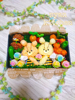 『ミツバチなルルロロちゃん♡』キャラ弁♡-レシピのメイン写真
