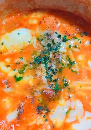 アクアパッツアのシメにトマトリゾット-レシピのメイン写真