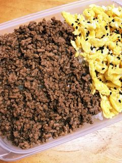ハンバーグ風味そぼろ-レシピのメイン写真