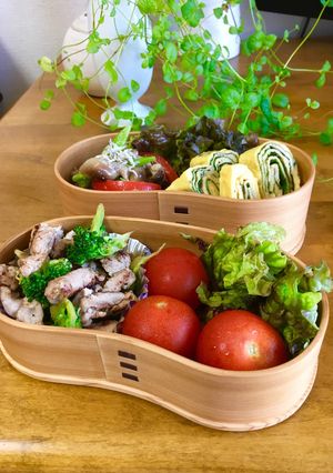 シソ巻き卵のワッパお弁当-レシピのメイン写真