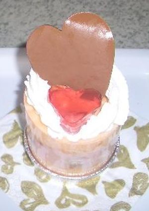 バレンタインケーキデコレーション-レシピのメイン写真