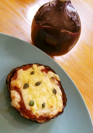 子どもと一緒に賀茂なすのピッツァ-レシピのメイン写真