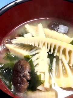 筍の味噌汁-レシピのメイン写真