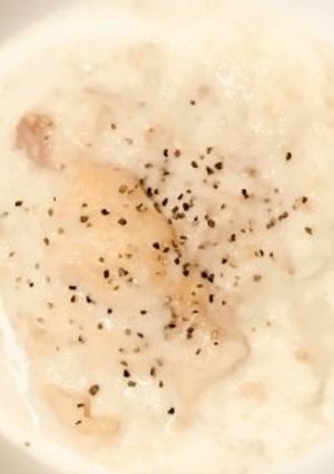 母親の介護食・嚥下食に豆乳メロンパン粥-レシピのメイン写真