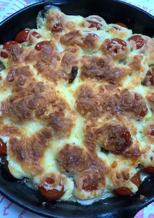 トマトともやしのチーズ焼き-レシピのメイン写真
