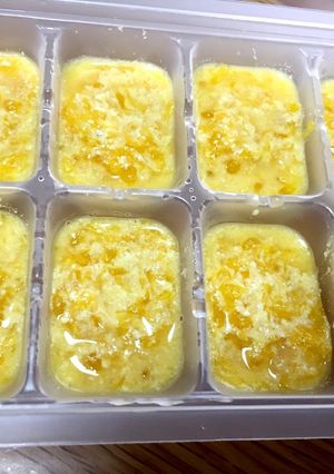 【離乳食中期〜】レンジで♡オレンジ豆乳煮-レシピのメイン写真