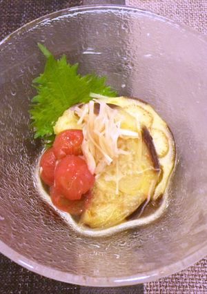 賀茂なすとミニトマトの冷やし鉢-レシピのメイン写真