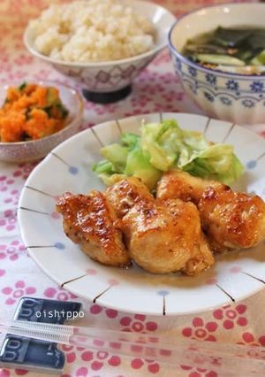 つやつや鶏むね肉のマスタード醤油-レシピのメイン写真