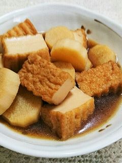 厚揚げと長芋の煮物-レシピのメイン写真