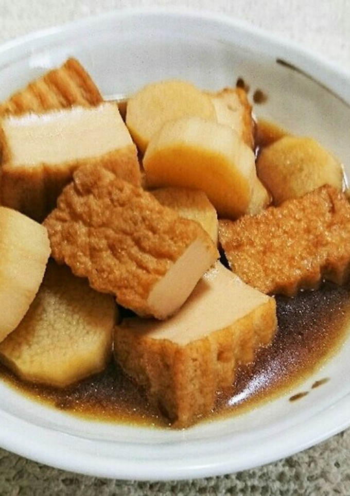 厚揚げと長芋の煮物-レシピのメイン写真